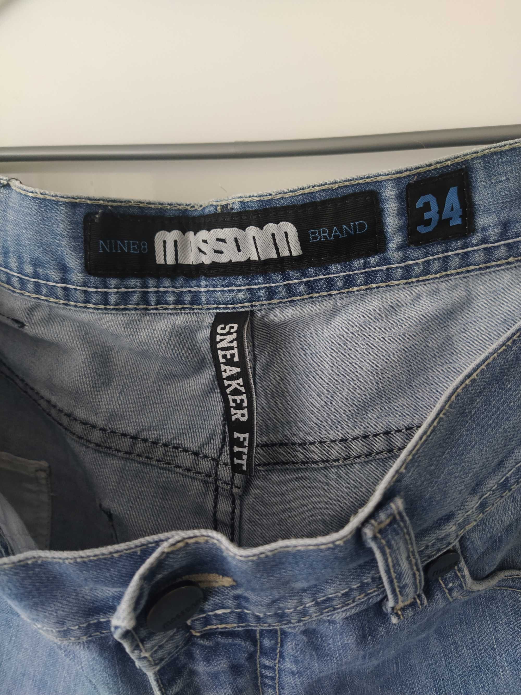 Spodnie jeans MASS DNM joggers Sneaker Fit roz. 34 100% bawełna
