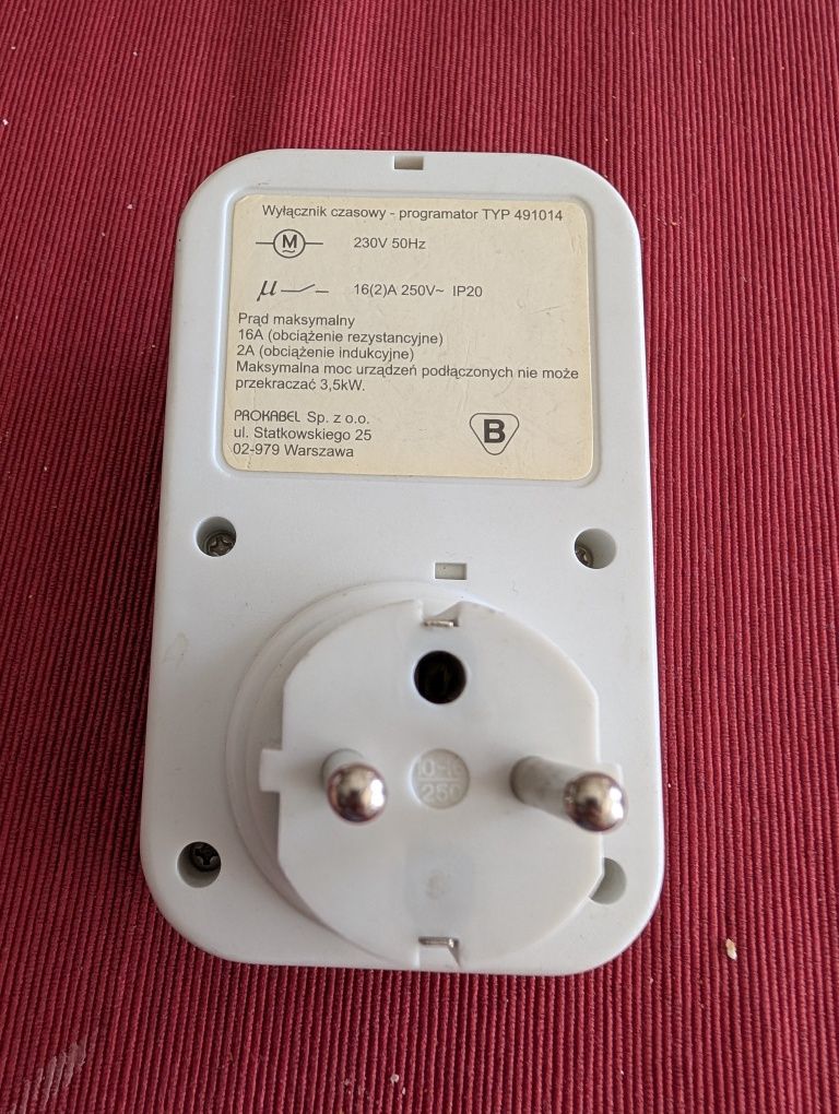 Wyłącznik czasowy programator analogowy