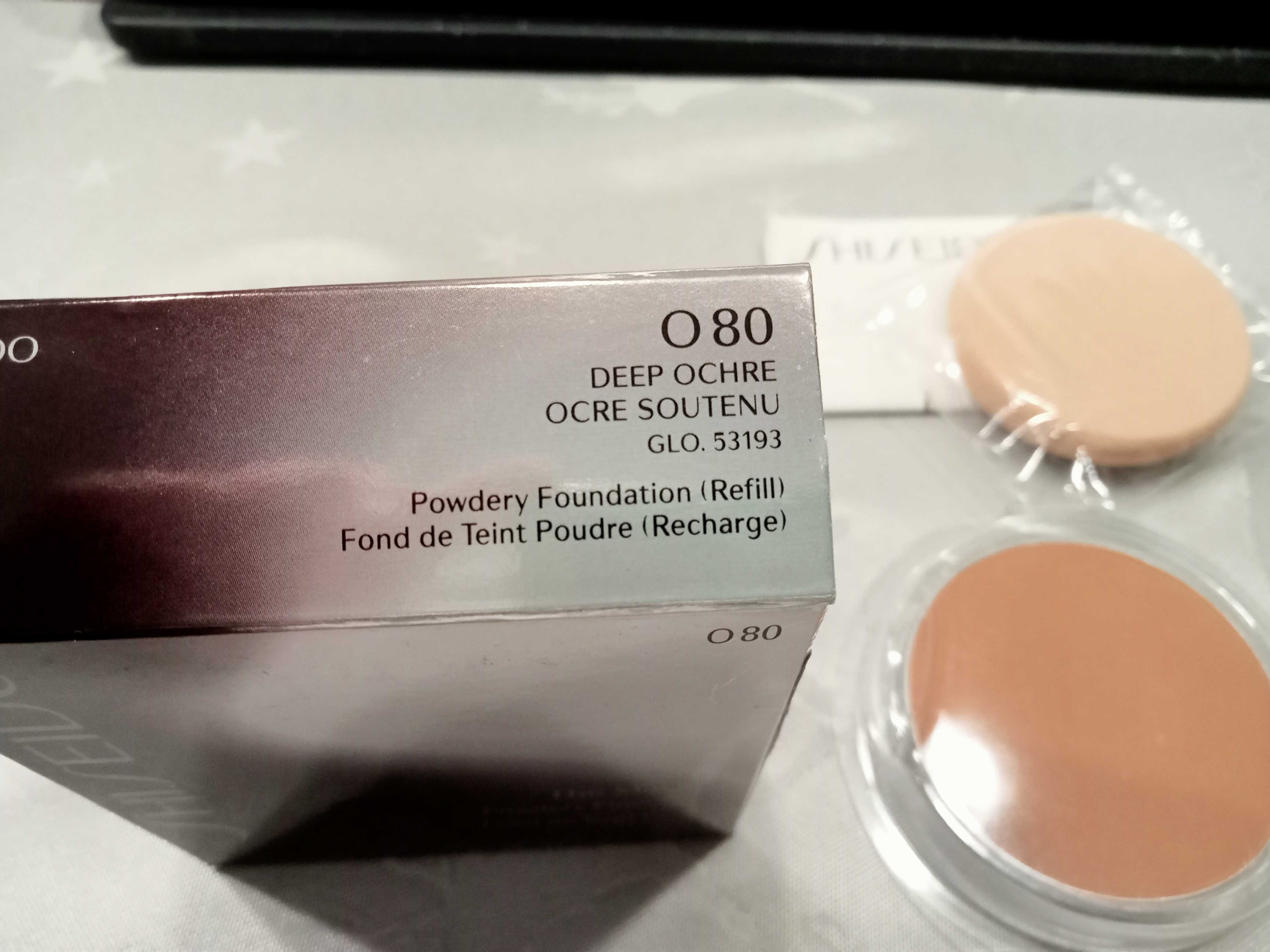 Shiseido podkład w kompakcie O80, wkład, 11 g