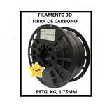 Filamento 3D de Fibra de carbono -  PETG
