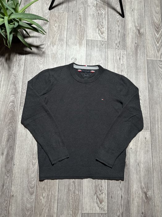 Светр Tommy Hilfiger Organic Cotton Grey Crewneck Sweater