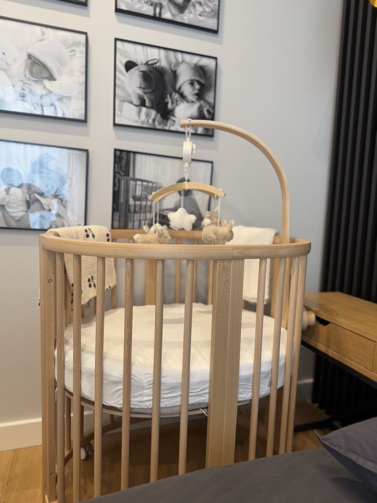 STOKKE SLEEPI MINI V3 łóżeczko dziecięce z materacem Rucken