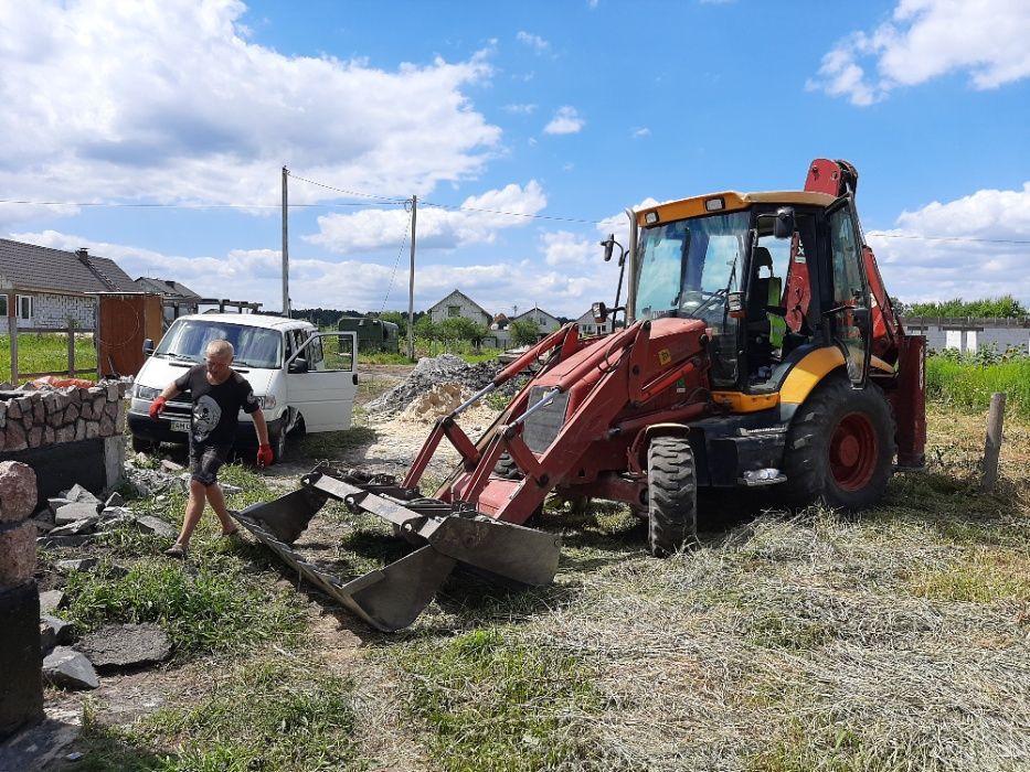 Послуги Екскаватора Jcb 3cx Экскаватор Корчування Житомир та обл.