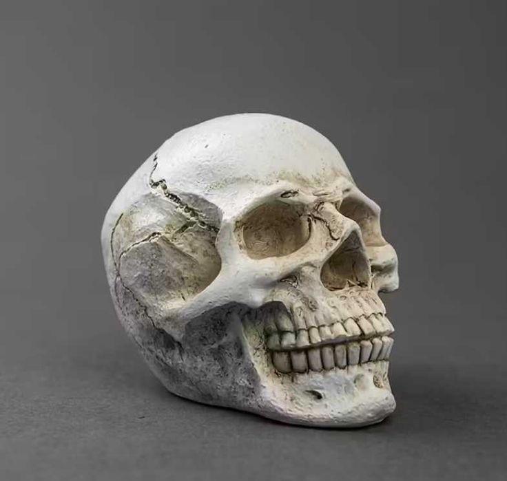Nowa rzeźba czaszki ozdoba
