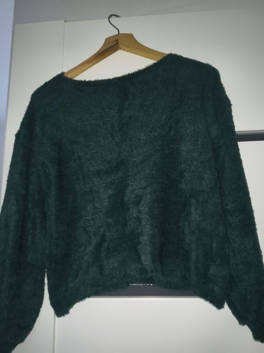 Ciemno zielony sweter