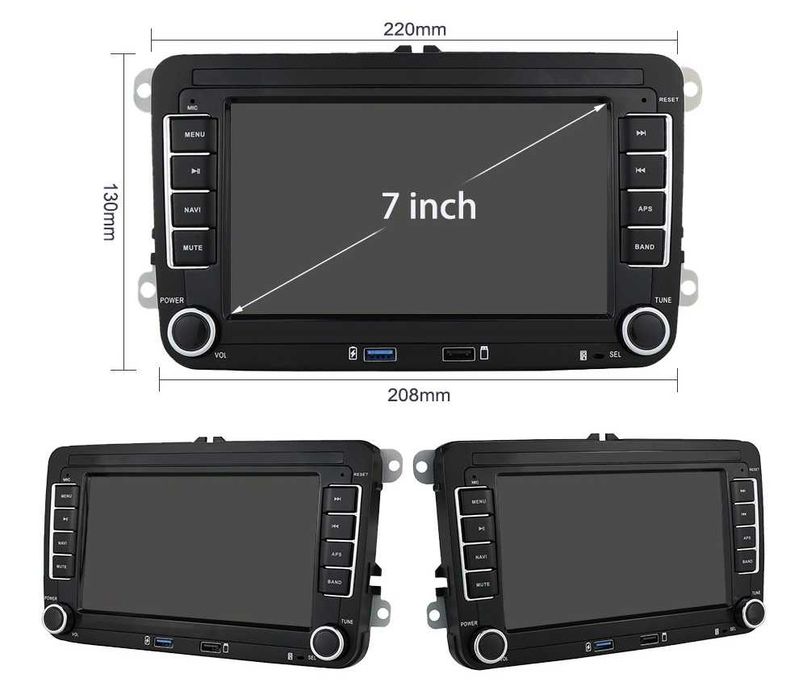 Radio RDS Android CarPlay WiFi DVD GPS VW Passat CC B6 B7 Golf 6 Seat
