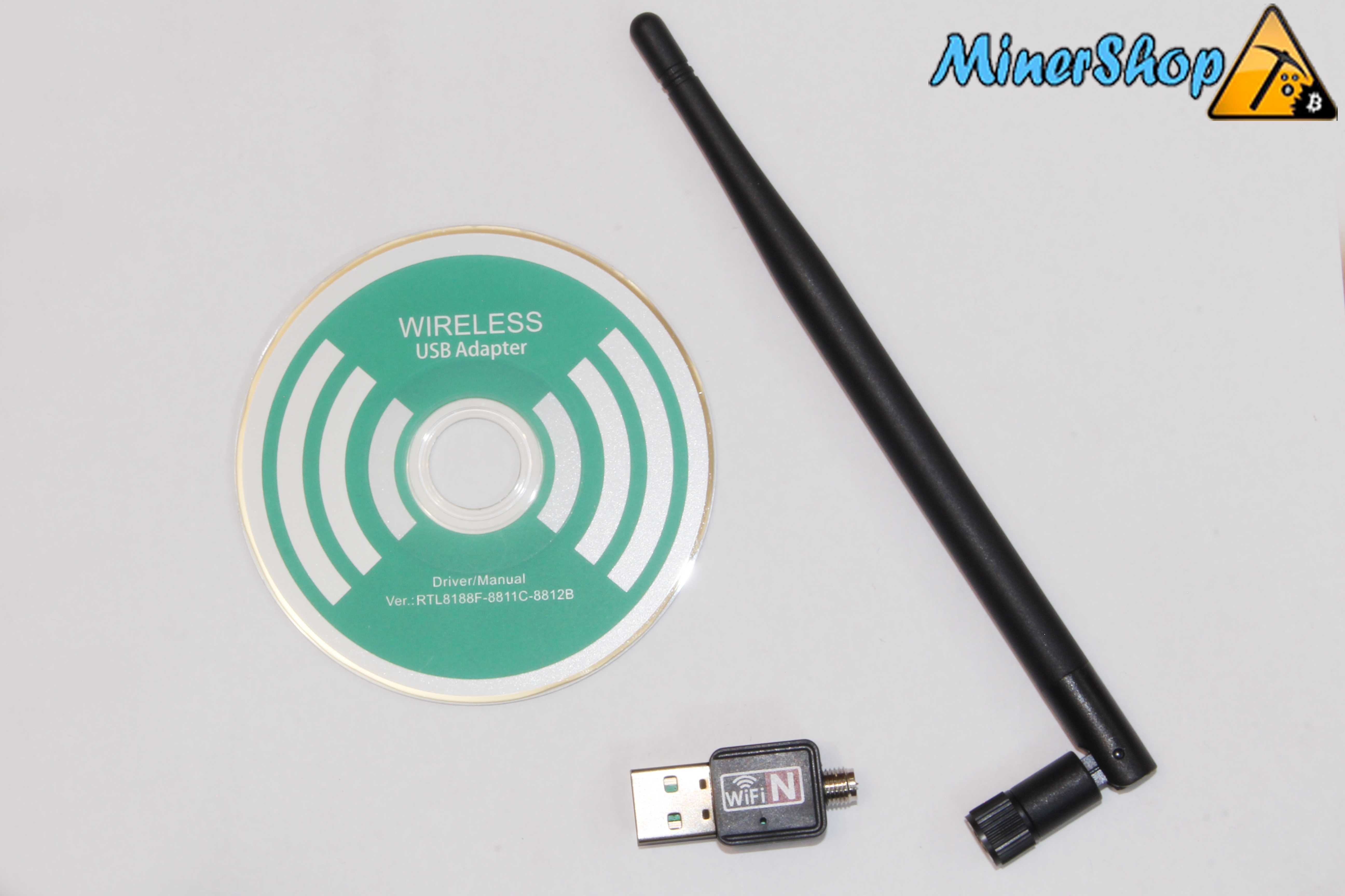 USB WiFi адаптер 5db 150Mbps 802.11n интернет сетевая карта