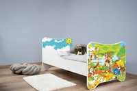 Łóżko Top Beds Happy Kitty 76 x 145 cm biały