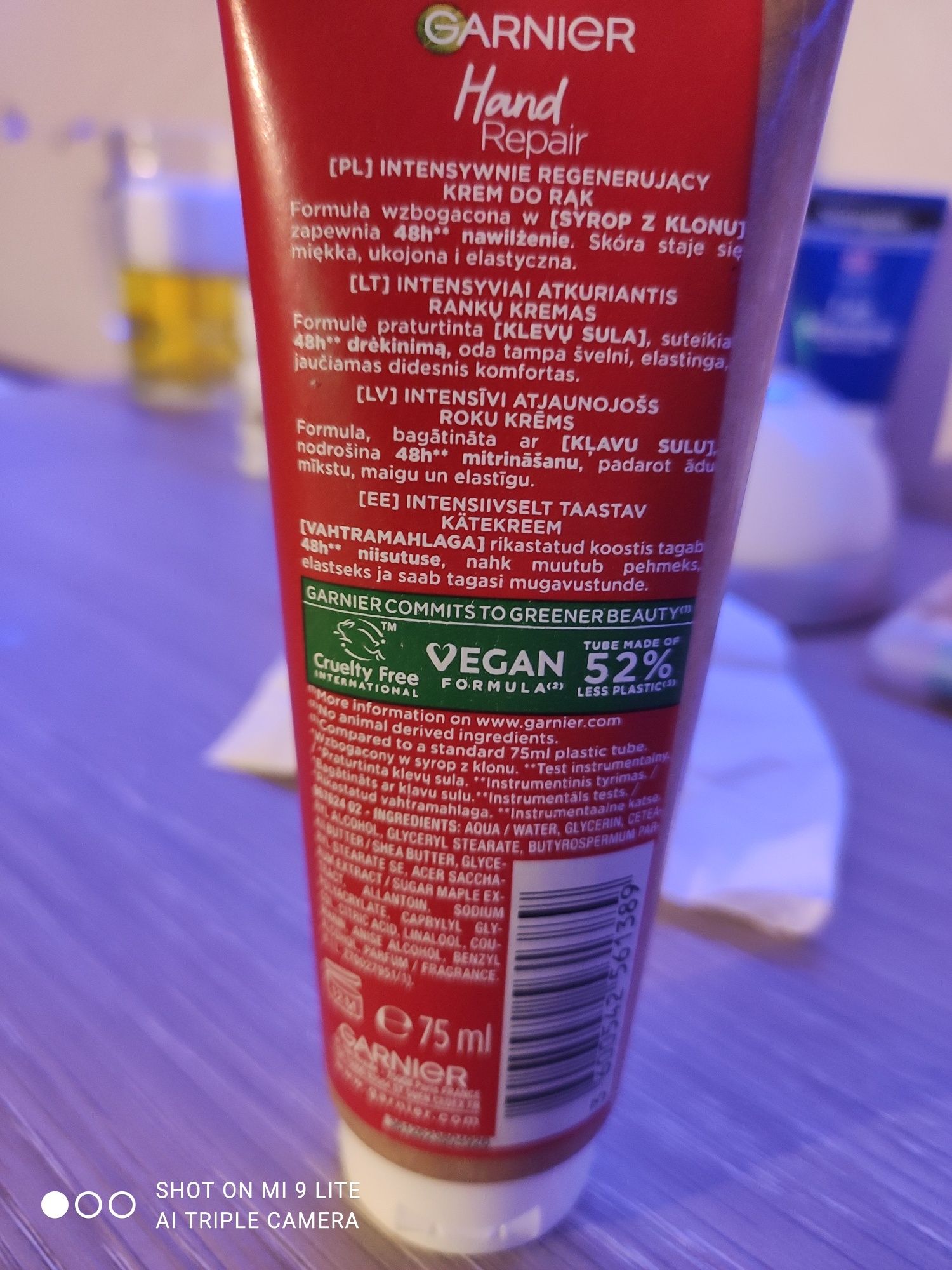2* intensywnie regenerujący krem do rąk Garnier®, 2*75ml
