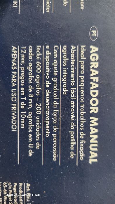 Agrafador powerfix completo