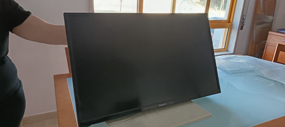 Televisão usada.