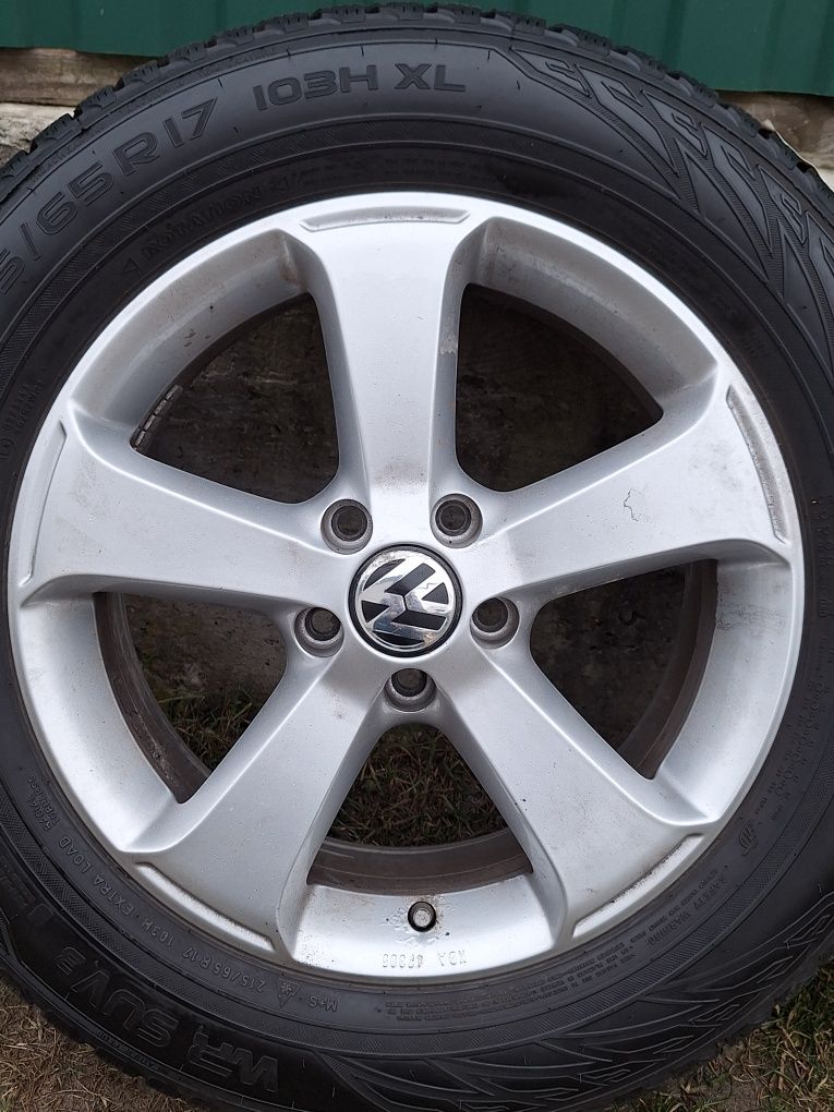 Комплект коліс R17 VW Tiguan Passat B8 Alltrack Skoda Kodiaq