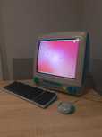 Sprawny Zestaw iMac G3 + Klawiatura + Myszka + Kabel wszystko oryginał