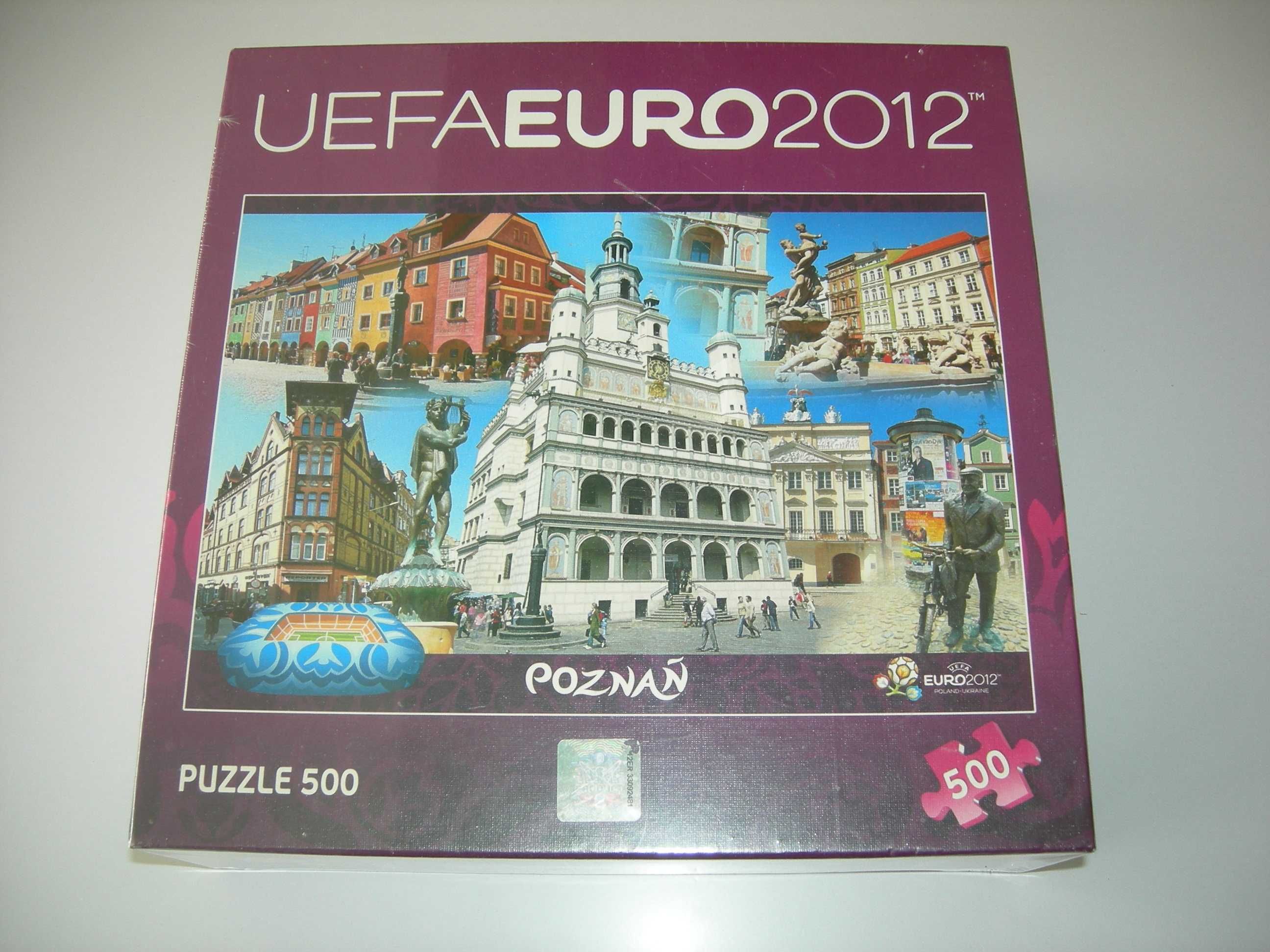 Puzzle Puzle UEFA EURO 2012 POZNAŃ 500 elementów nowe w folii