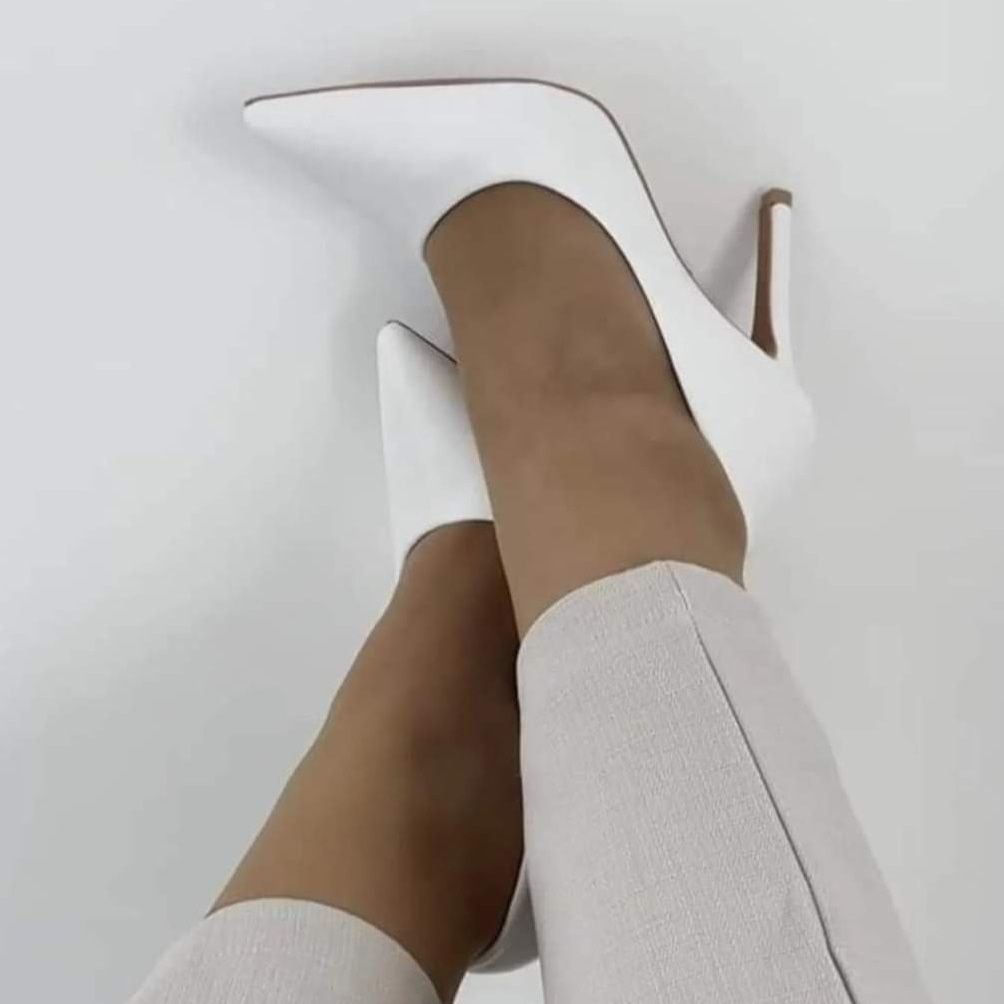 Sapato stiletto branco