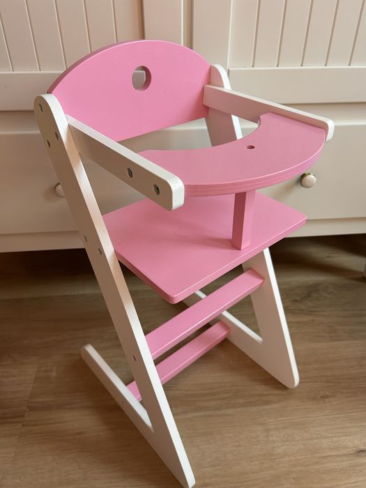 Zestaw lalka baby born krzeselko lozeczko akcesoria ubranka