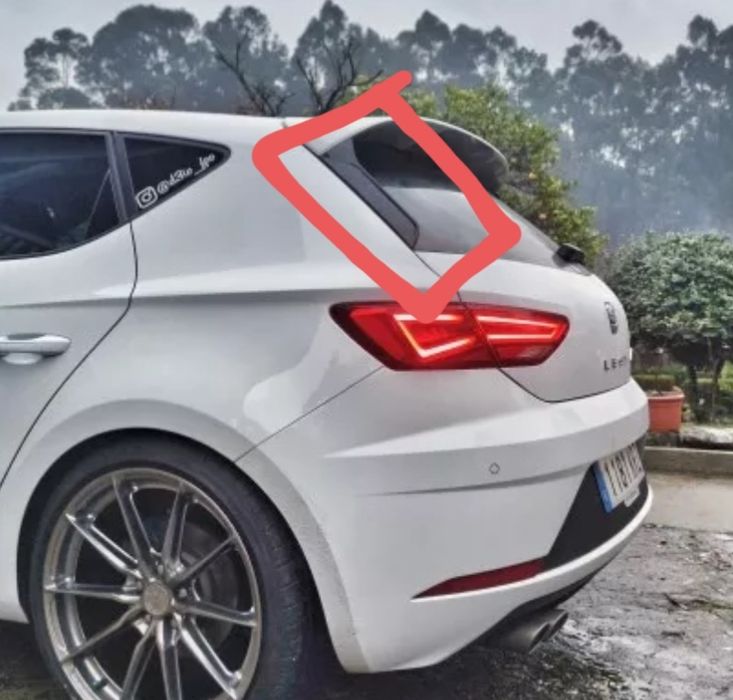 Lâminas / Abas Laterais Spoiler / Janela traseira Seat Leon 5F