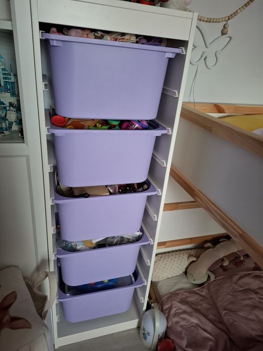 Regał na zabawki ikea trofast - 5 pojemników
