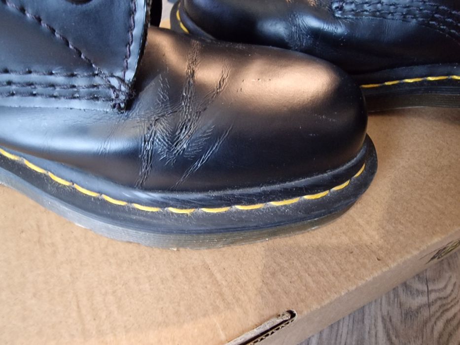 Dr. Martens 1460 Greasy Black – Rozmiar 38