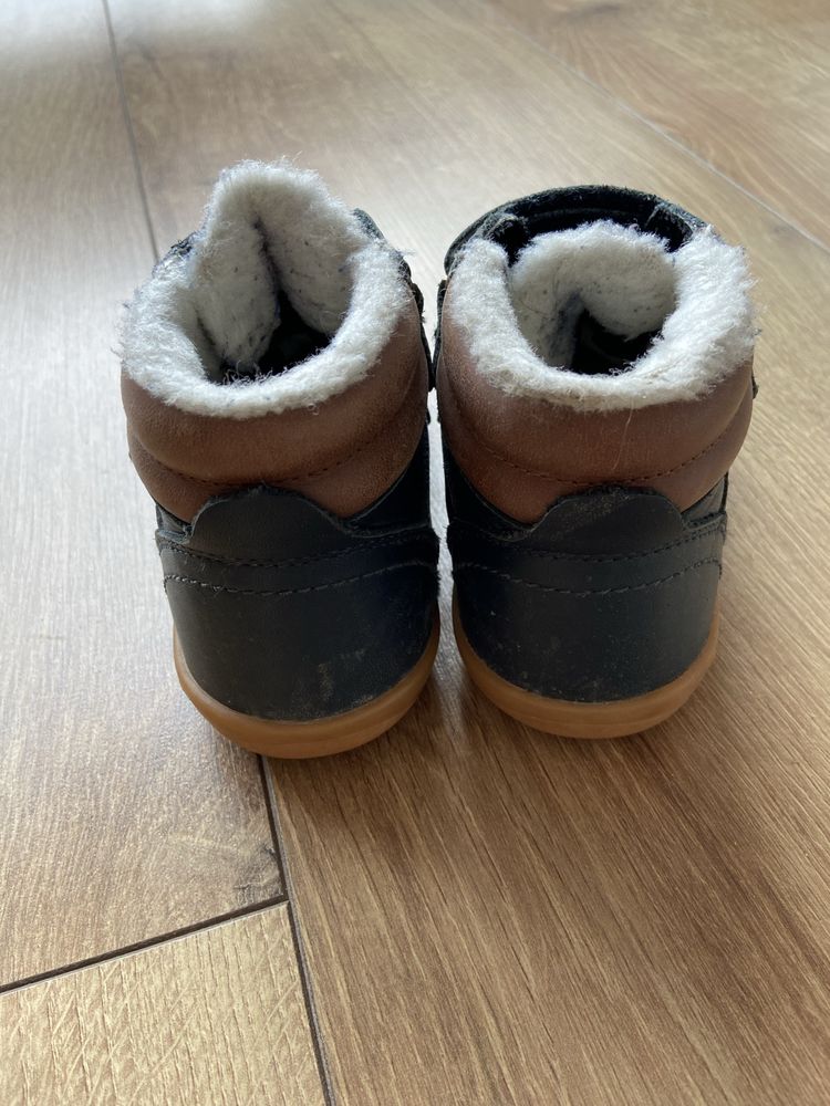 Buty zimowe kozaki Bobux 28 granatowe
