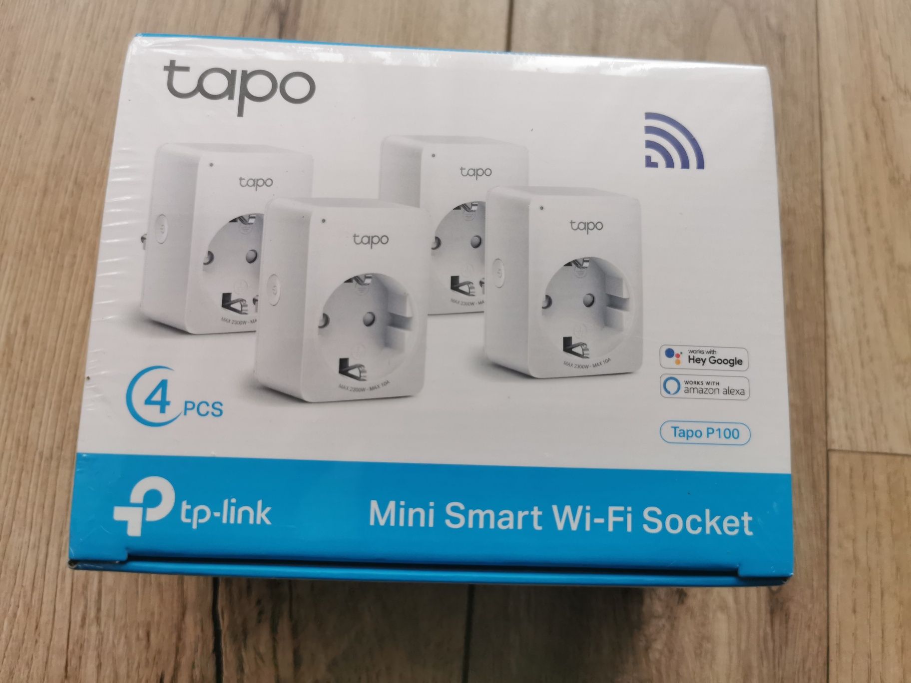 4 x Gniazdko gniazdka Smart WIFI TP-Link Tapo P100 kpl. (4 szt.)