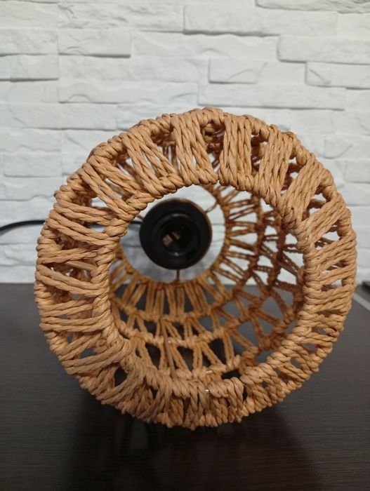 Lampa sufitowa wisząca natural Boho rustykalna