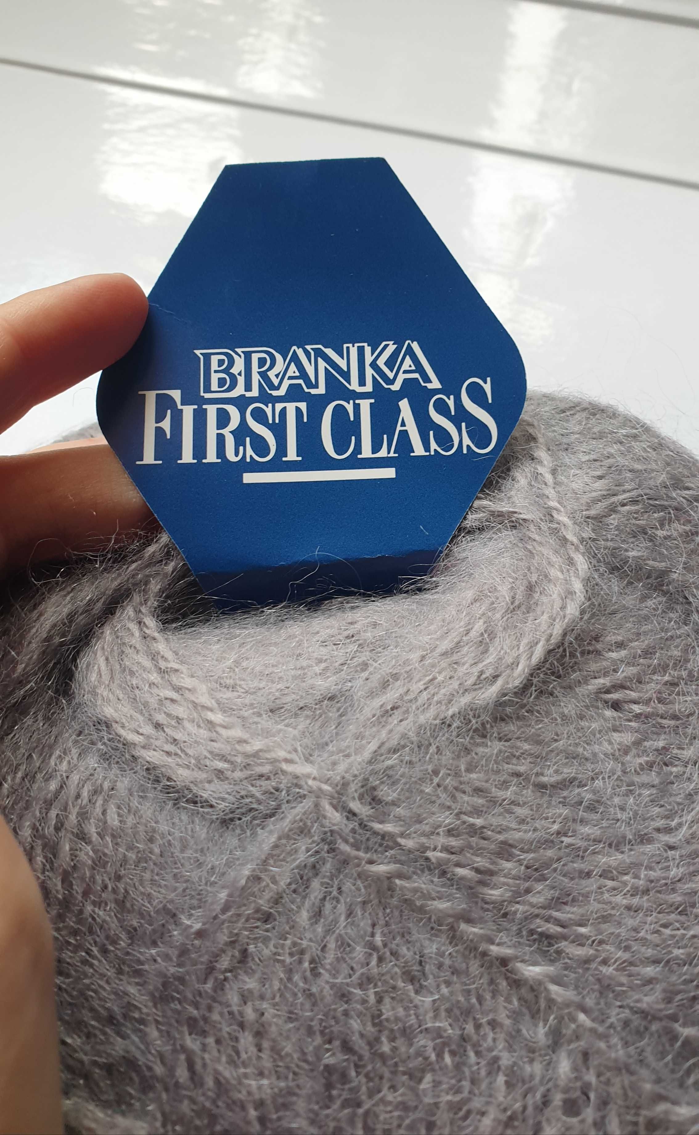 Пряжа для в’язання кід мохер Німеч Branka First Class Малинов і Сірий