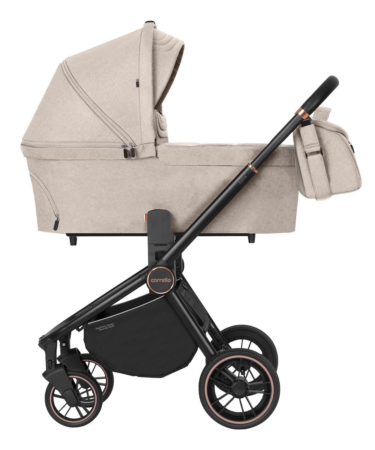 Коляска дитяча Carrello Epica 2в1 Almond Beige (CRL-8510/1)
