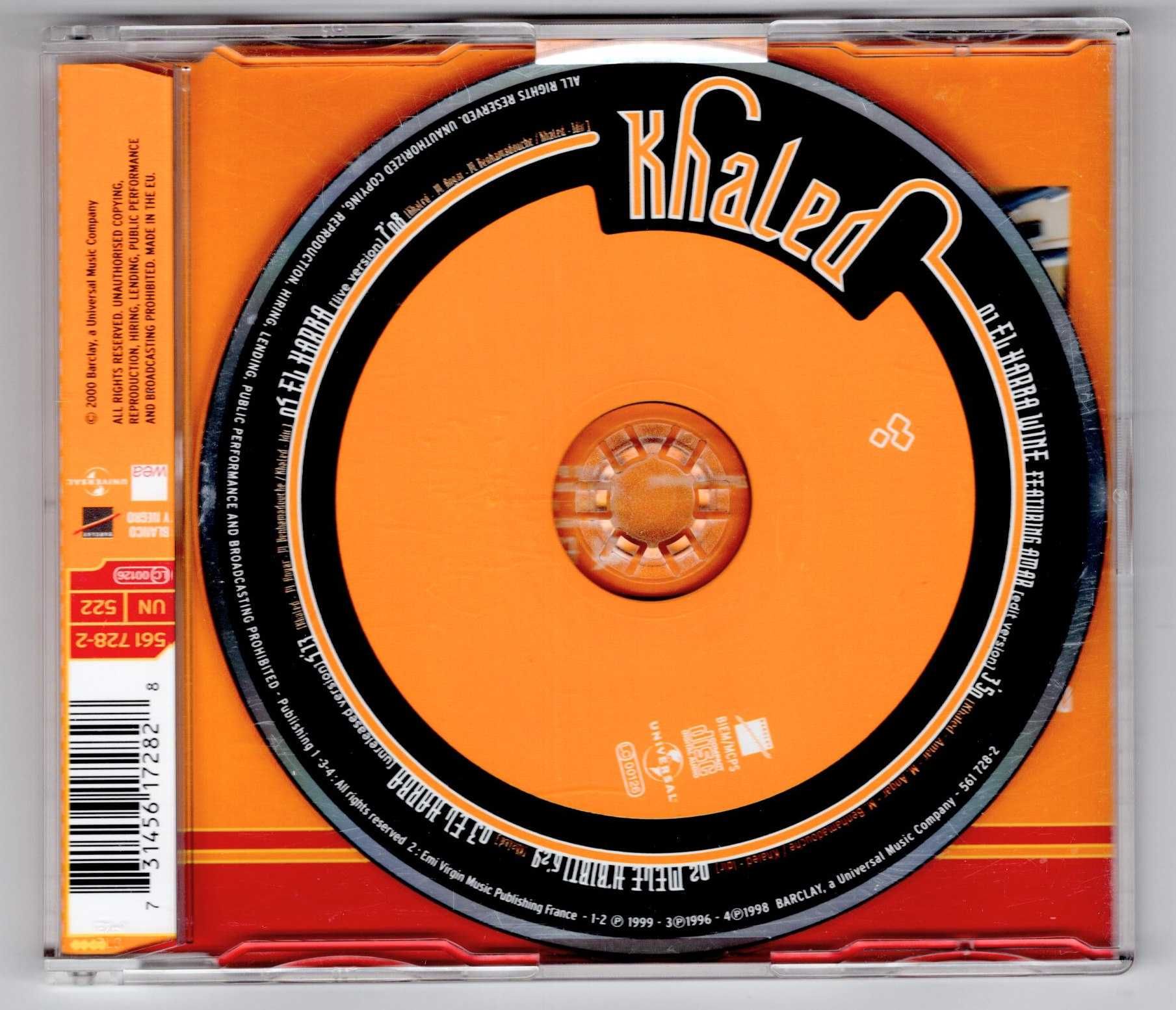 Khaled Featuring Amar - El Harba Wine (CD, Singiel)