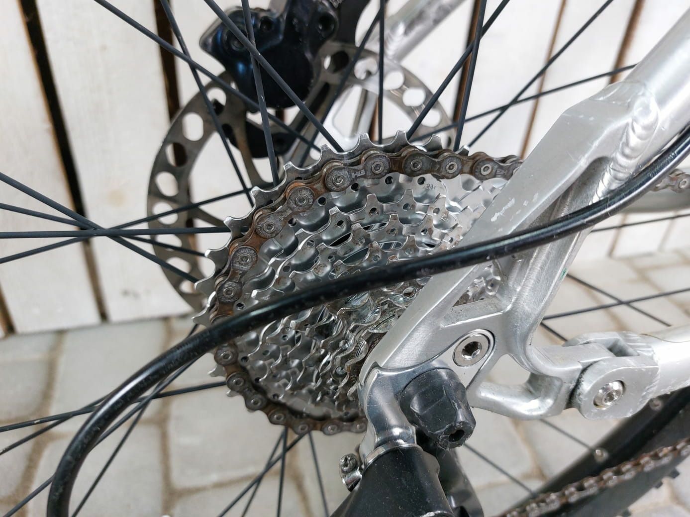 Велосипед двохпідвіс гідравліка алюмінієвий бу Bixs Lite 26 M45