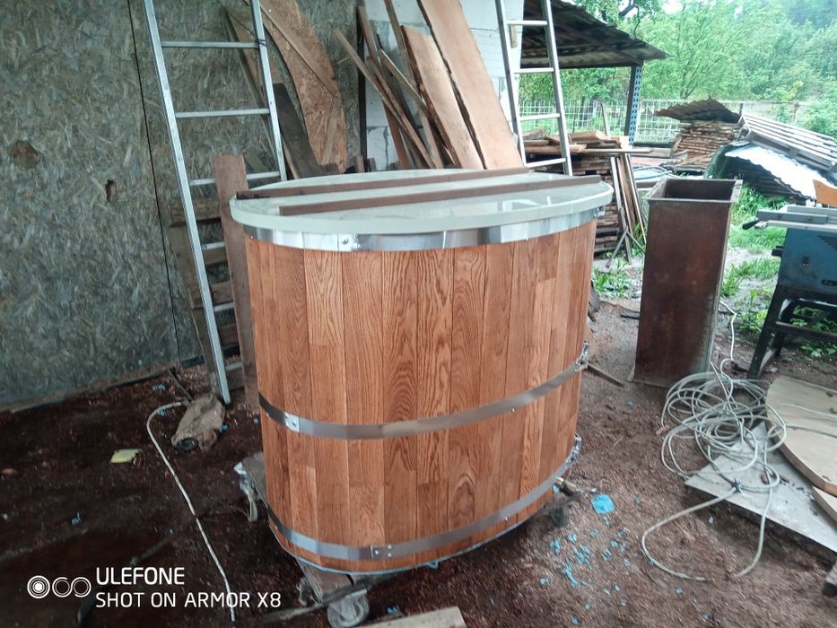 Купель горячая,холодная. Полипропиленовая вставка.