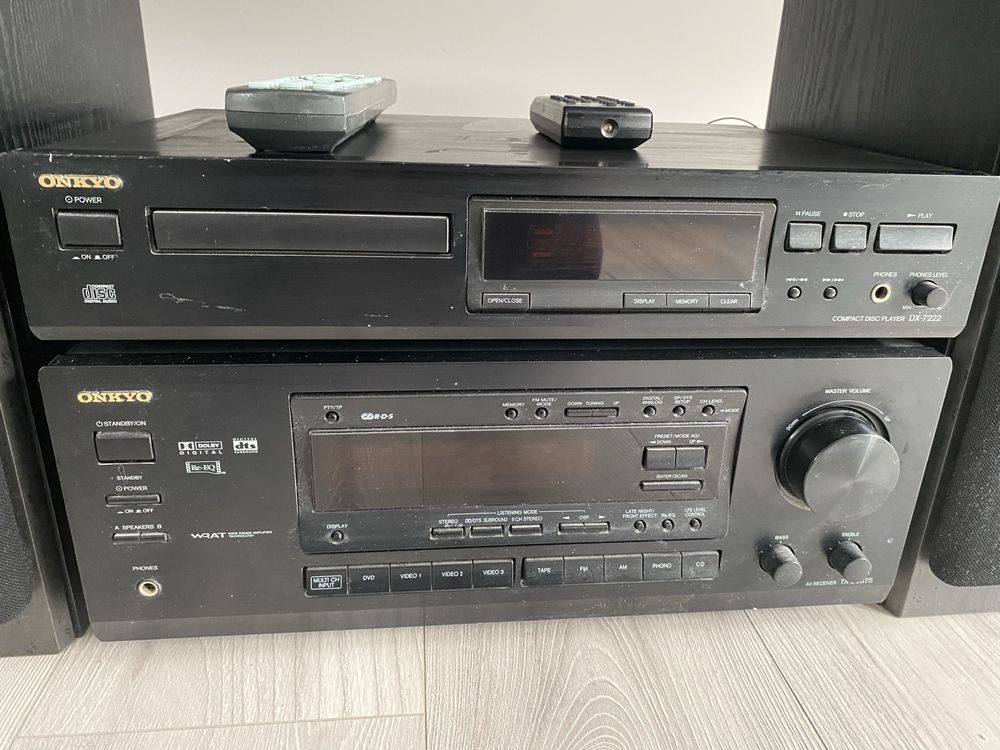 Zestaw grający Onkyo+2 kolumny Tannoy