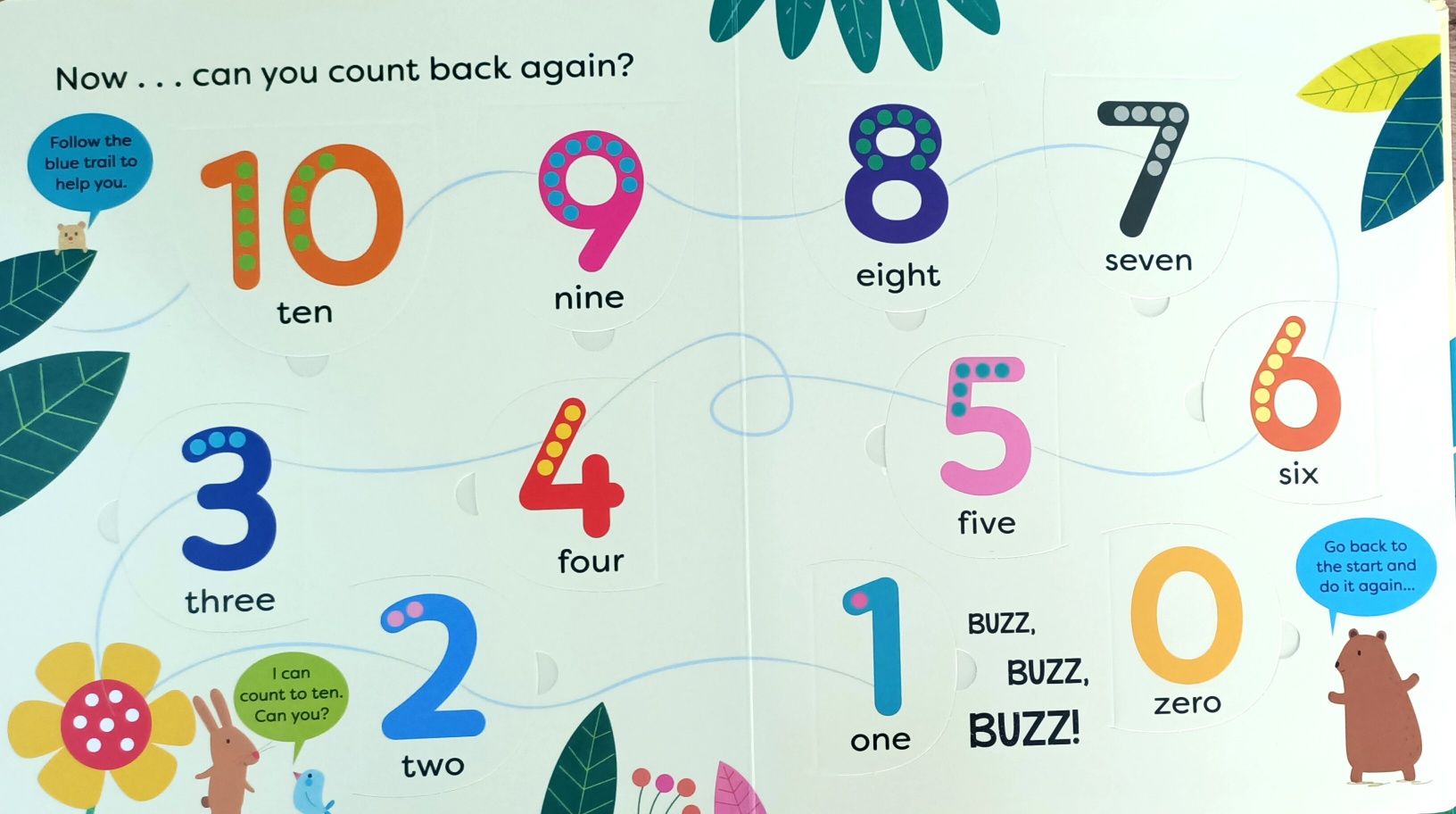 Count to ten and back again Usborne Lift the flap