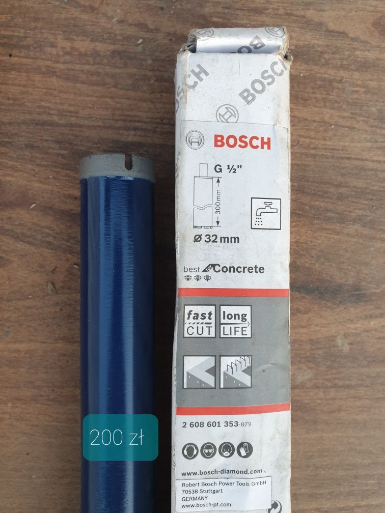 Bosch diamentowa koronka wiertnicza