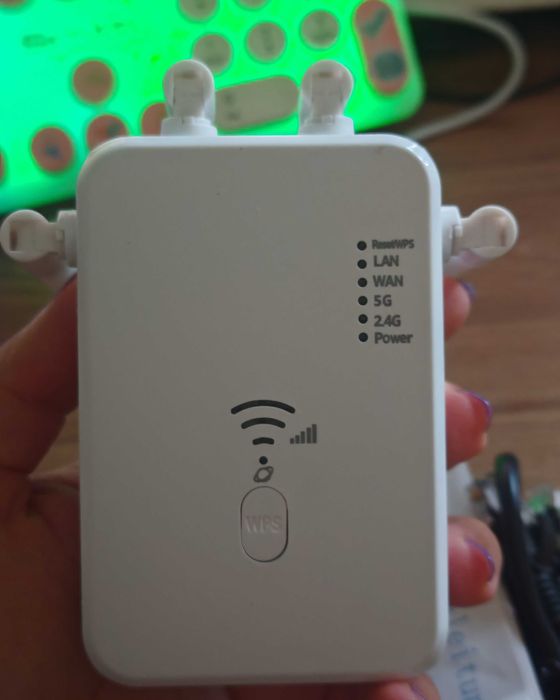 Repetidor WiFi 1200 Mbps – Novo, sem uso