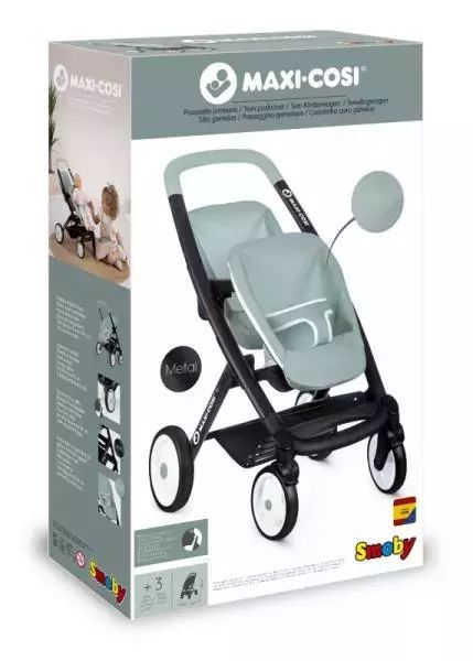 Spacerówka dla bliźniąt zielona Maxi Cosi & Quinny Smoby. Smoby