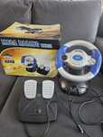 Playstation Volante Mega Racing wheel PS2
