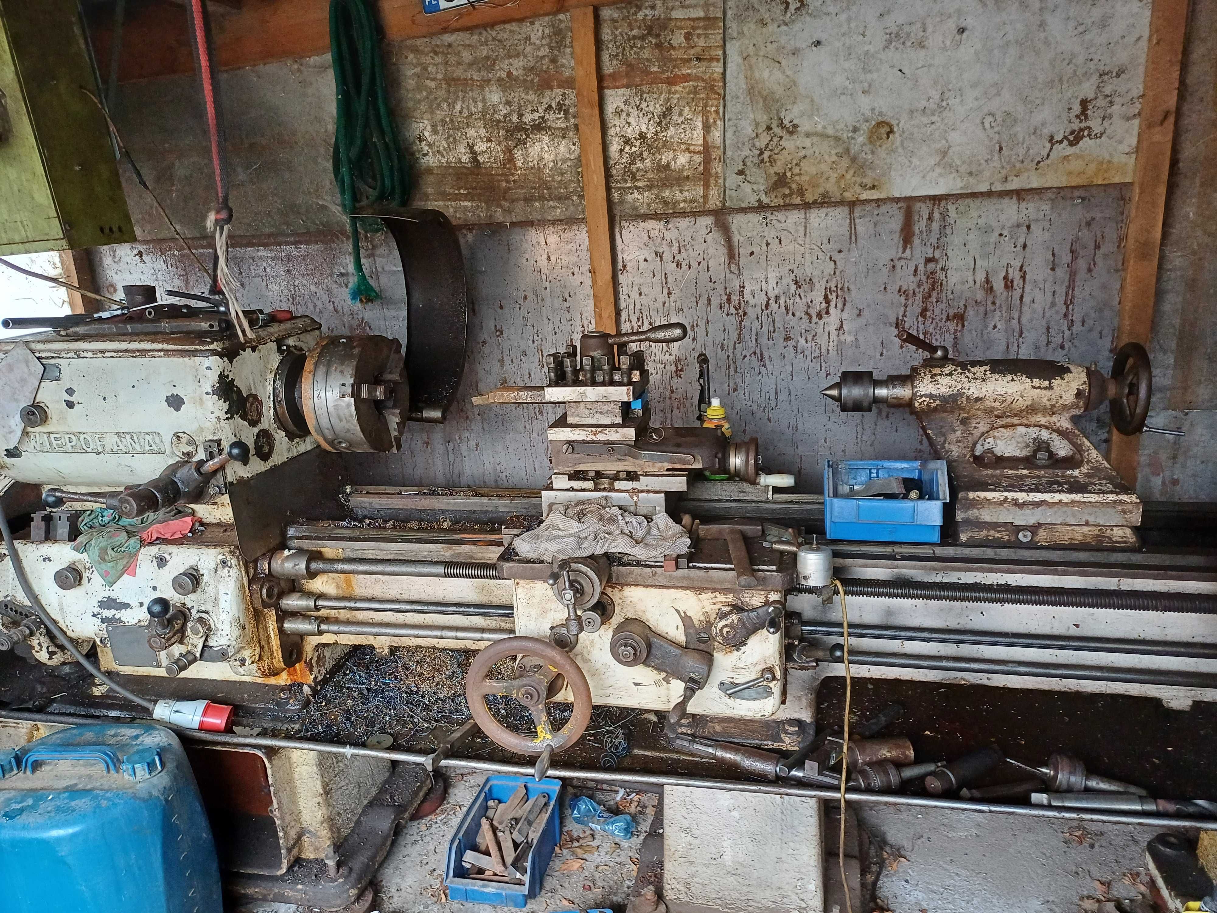 Tokarka długość pracy 150cm przelot 50mm