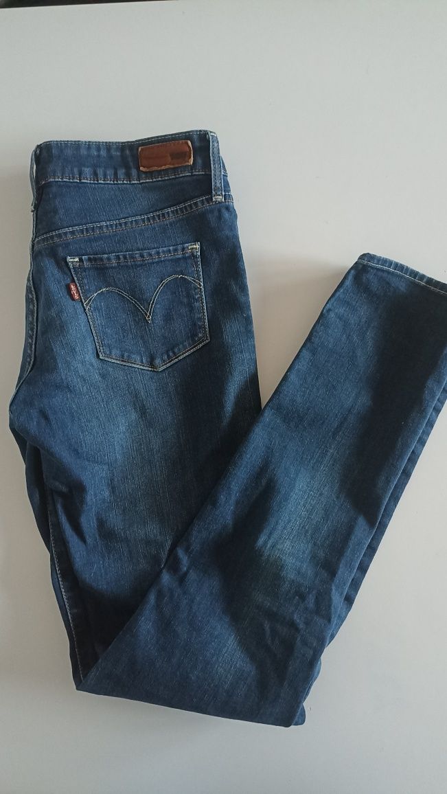 Spódnie Levi's jeansy rurki super skinny r 36