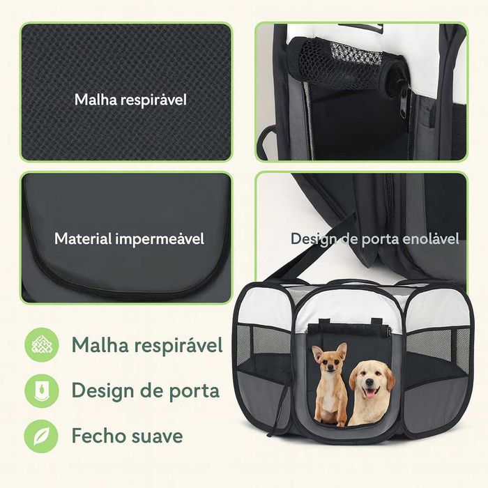 Cerca Parque octogonal para animais de estimação