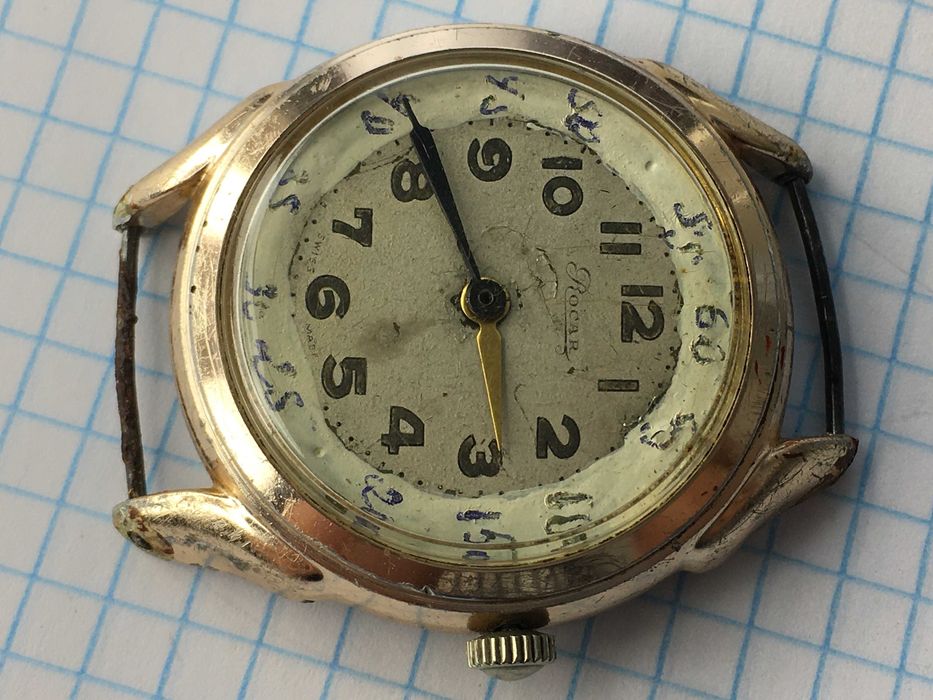 Часы механические Урал СССР на запчасти - на ходу