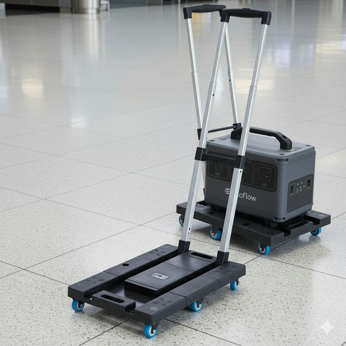 УВАГА • Візок 6 коліс  для EcoFlow, Bluetti, генераторів та АКБ/150 кг