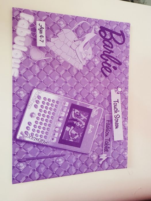 Interaktywna zabawka tablet Barbie fashion, gry, kalkulator
