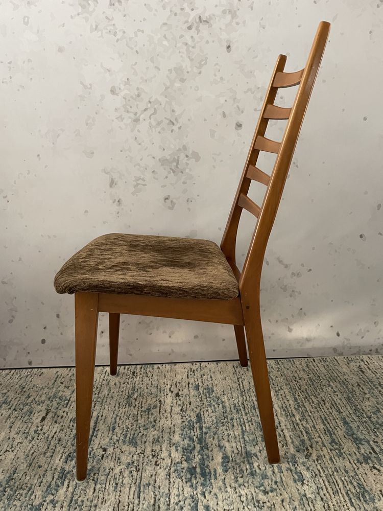 Komplet drewnianych krzeseł,Niemcy lata ’70 Vintage,Retro,Design