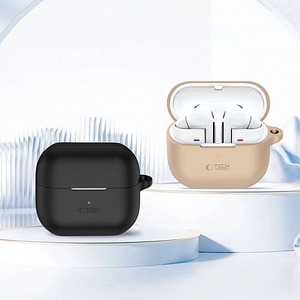 Tech-Protect Silicone Hook Samsung Galaxy Buds 3 / 3 Pro Caffe Latte