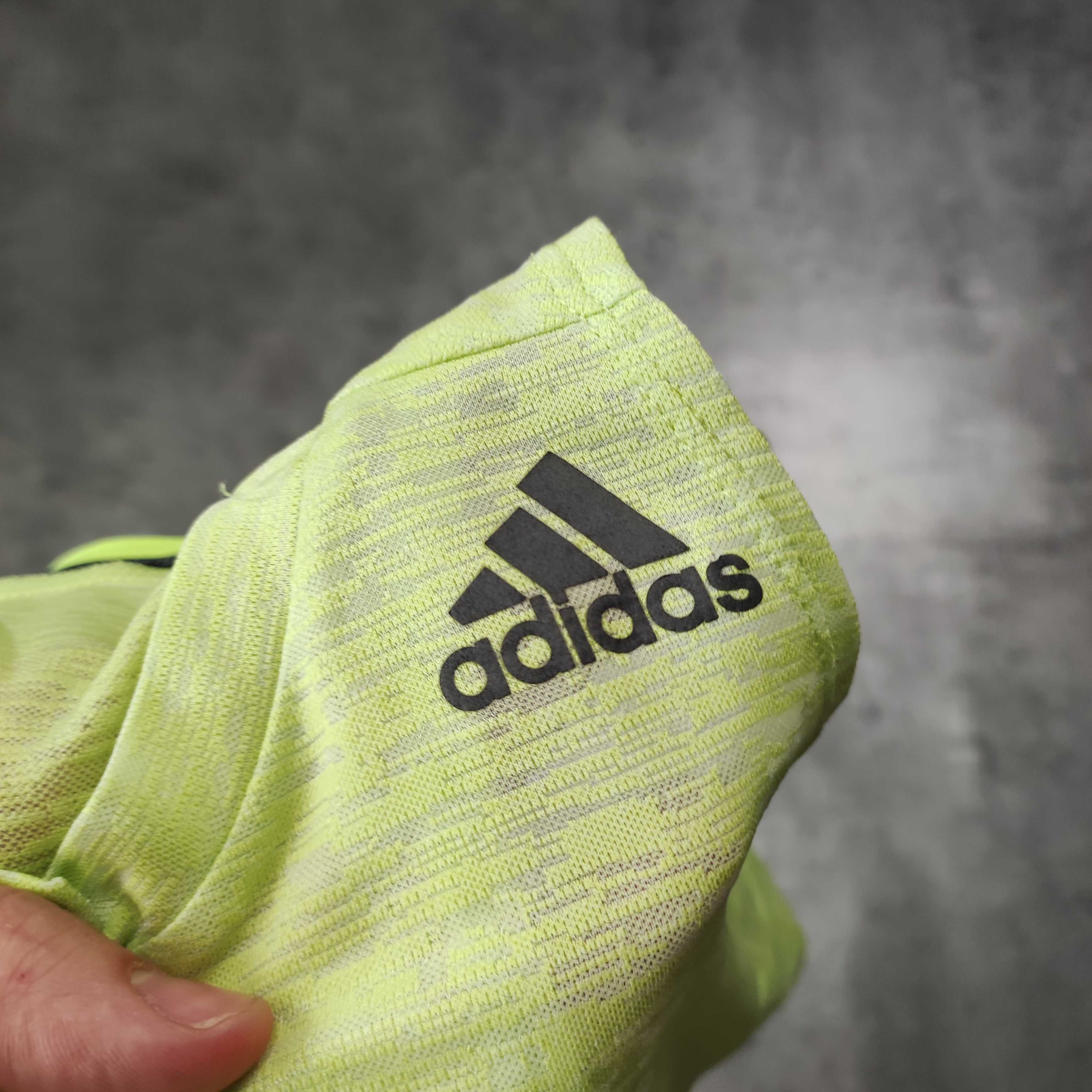 MĘSKA Koszulka Sportowa bez Rękawów Neon Adidas Running ClimaCool