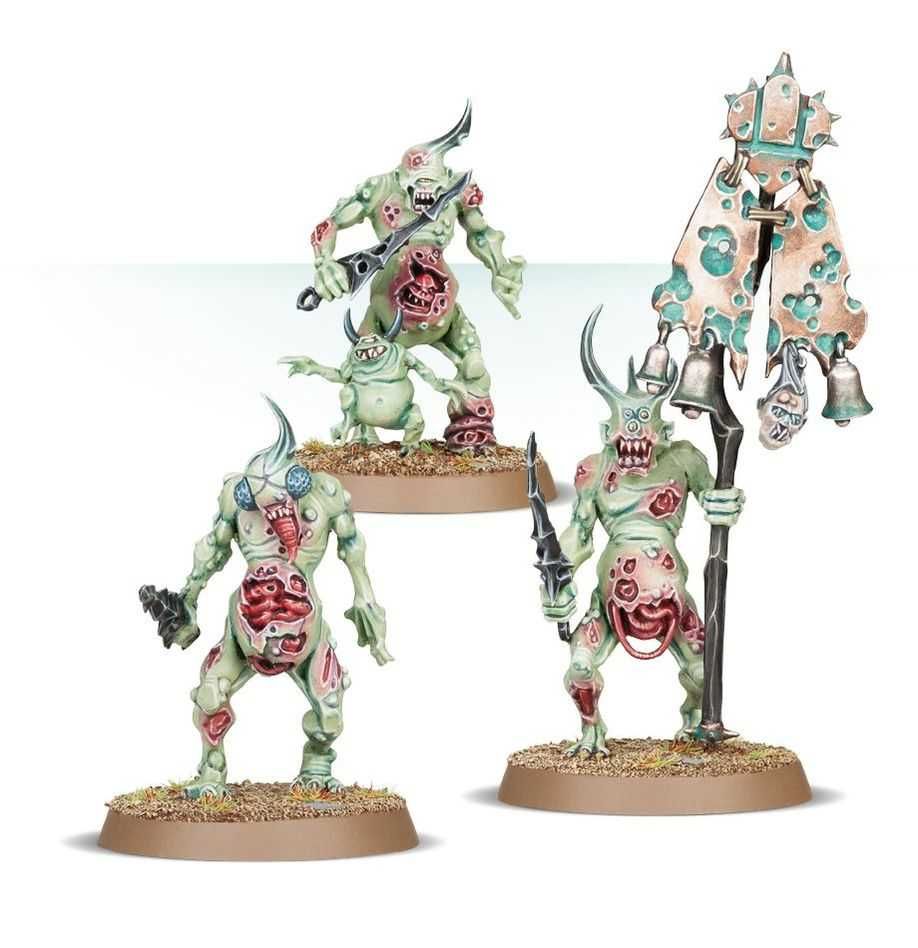 Warhammer Age of Sigmar Maggotkin Of Nurgle Plaguebearers