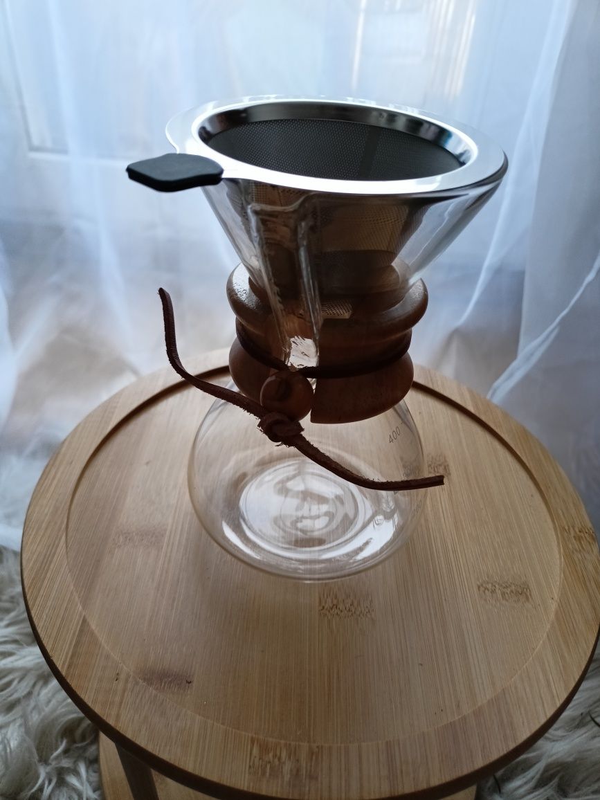 Szklany Zaparzacz do kawy metodą pour over 400ml