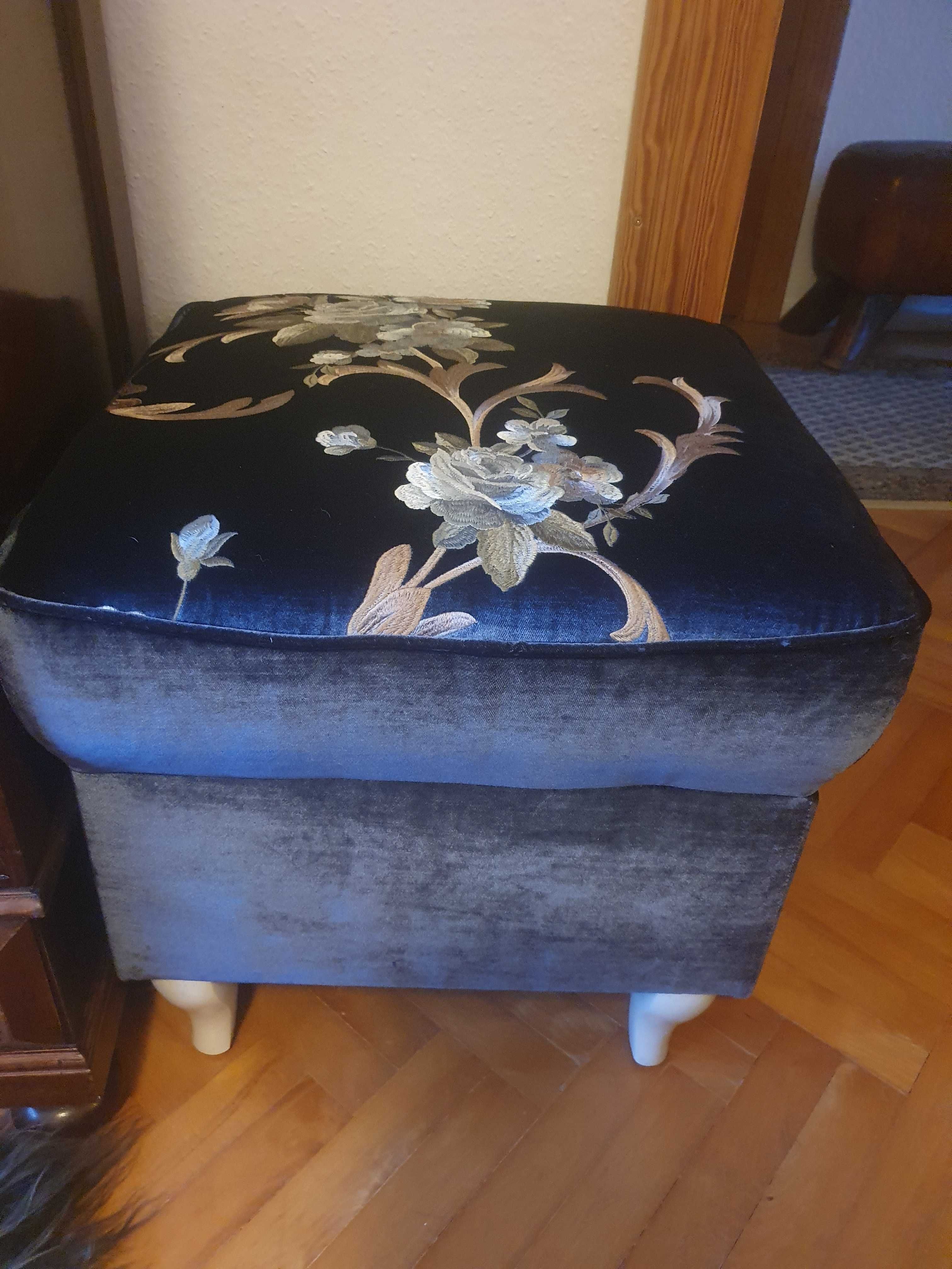 Fotel uszak - nowe obicie