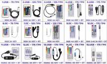 Контролери USB DC для RGB стрічок лент 5V 12V RGBIC пульт bluetooth